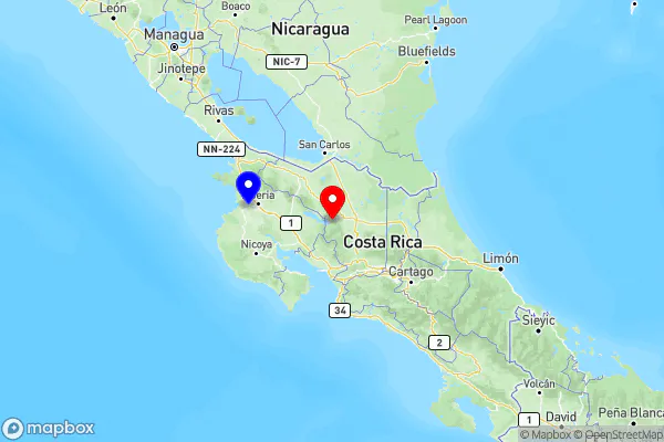 La Fortuna / Arenal Volcano To Liberia LIR Airport