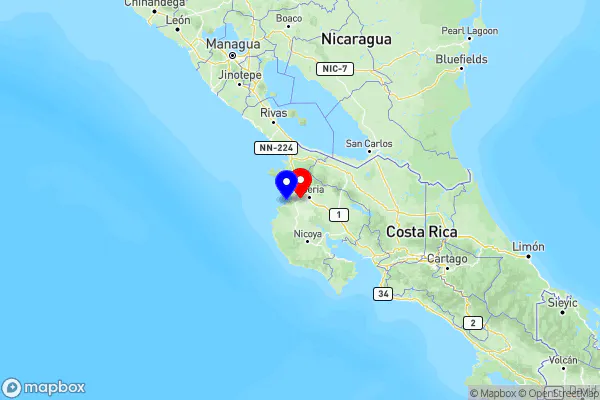 Liberia LIR Airport To Playa Hermosa Guanacaste