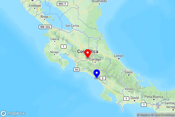 San Jose Airport (SJO) To Dominical