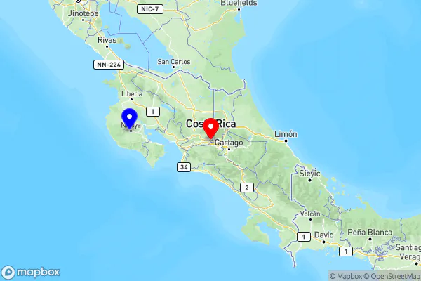 San Jose Airport (SJO) To Nicoya