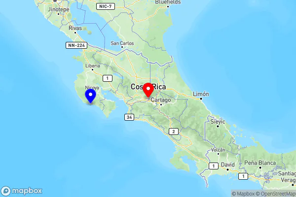 San Jose Airport (SJO) To Carrillo