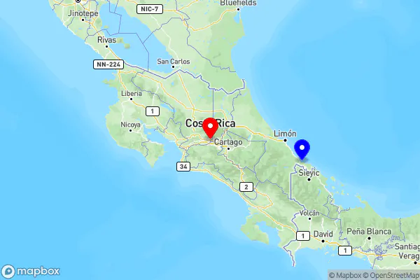 San Jose Airport (SJO) To Puerto Viejo Limon