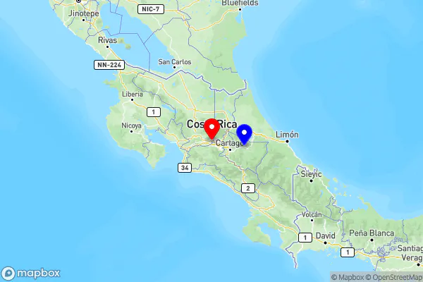 San Jose Airport (SJO) To Turrialba