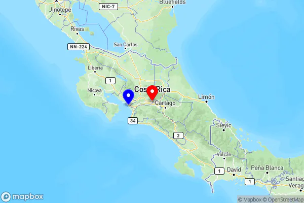 San Jose Airport (SJO) To Puerto Caldera